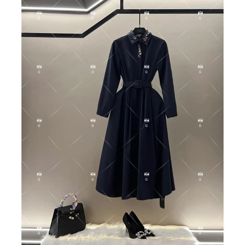 春夏丨设计师轻奢法式印花女士连衣裙 GS-57319