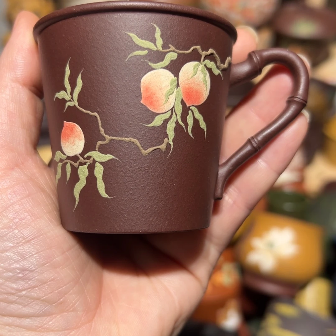 紫砂茶杯宜兴紫砂主人杯