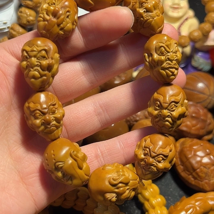 橄榄核手串/手链写实罗汉
