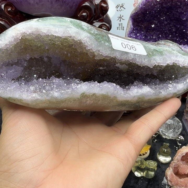 紫晶珠宝半成品未镶嵌