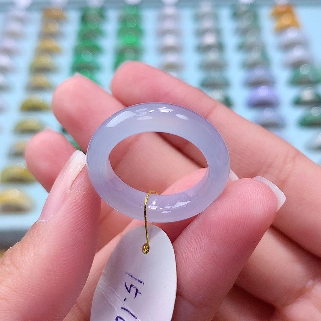 未镶嵌戒指翡翠1516圈