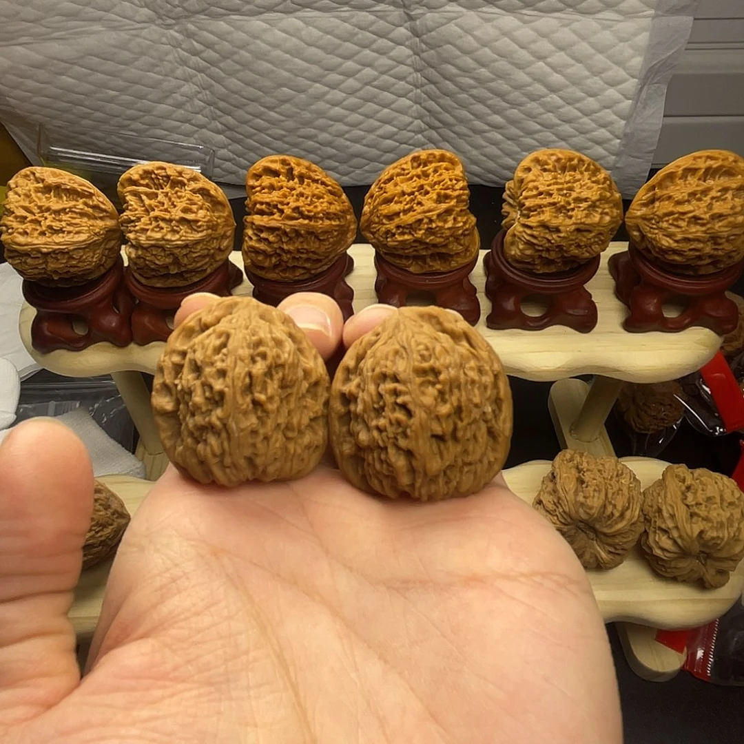 文玩核桃吊坠南疆小对儿手把件