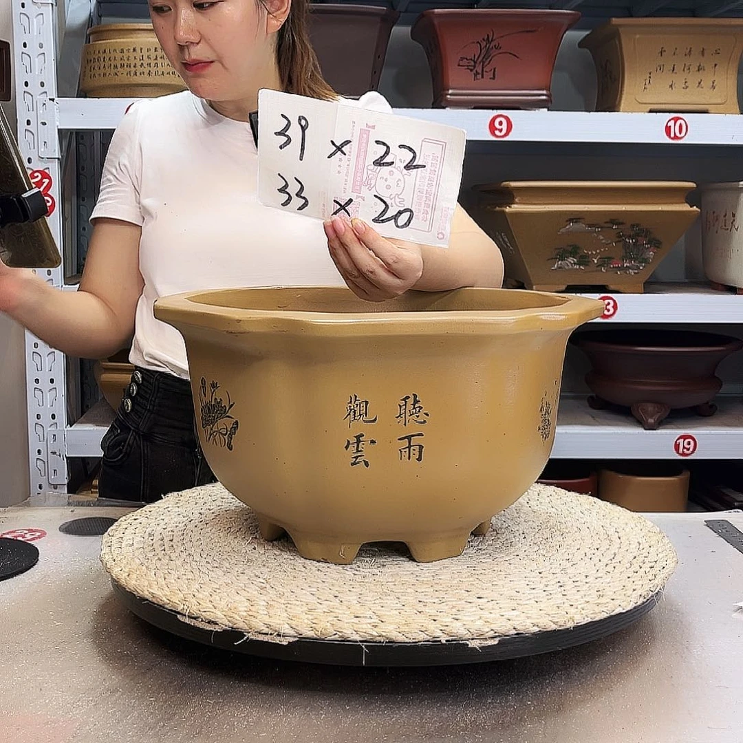 紫砂花盆紫砂花盆
