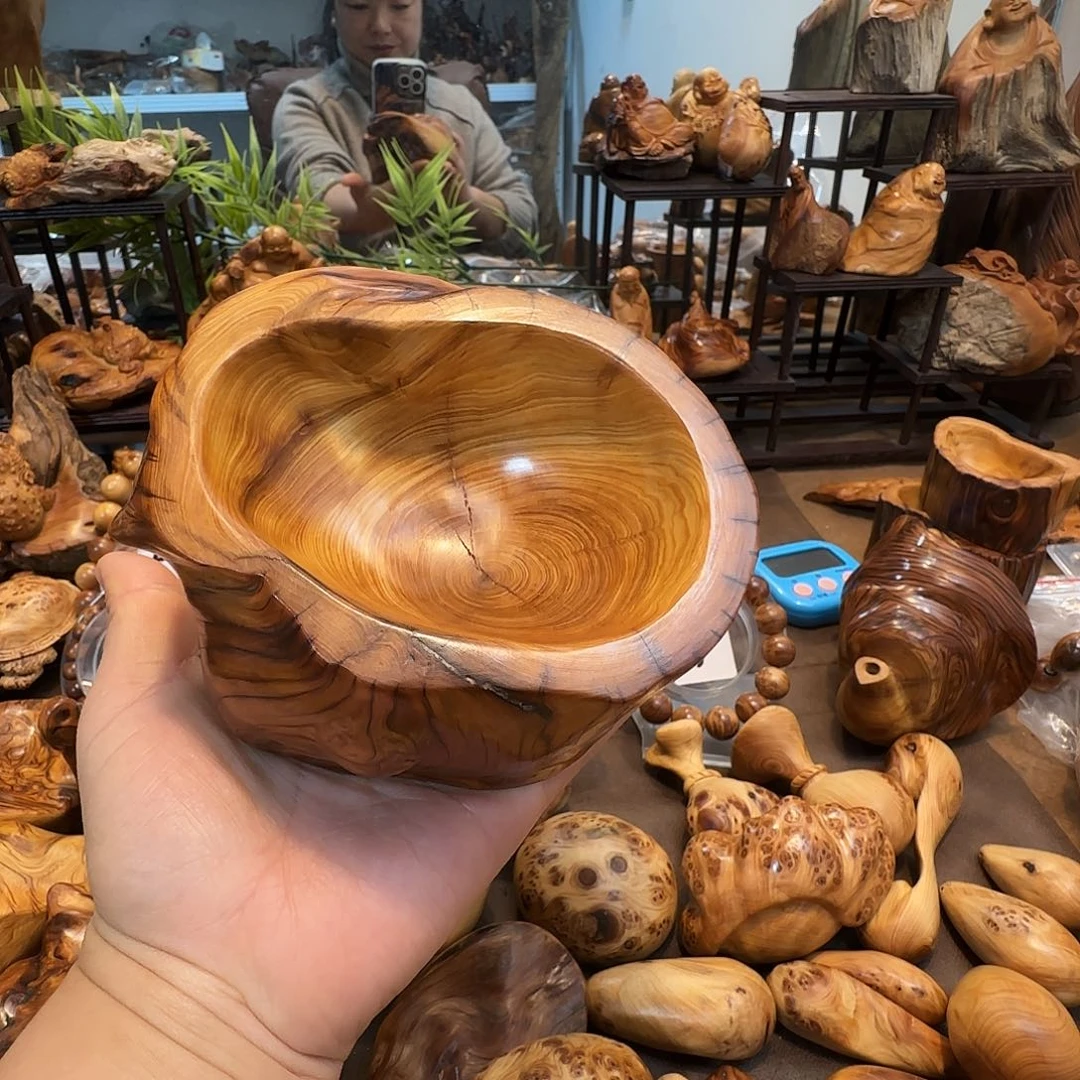柏木（崖柏）太行崖柏陈化虎皮纹聚宝盆