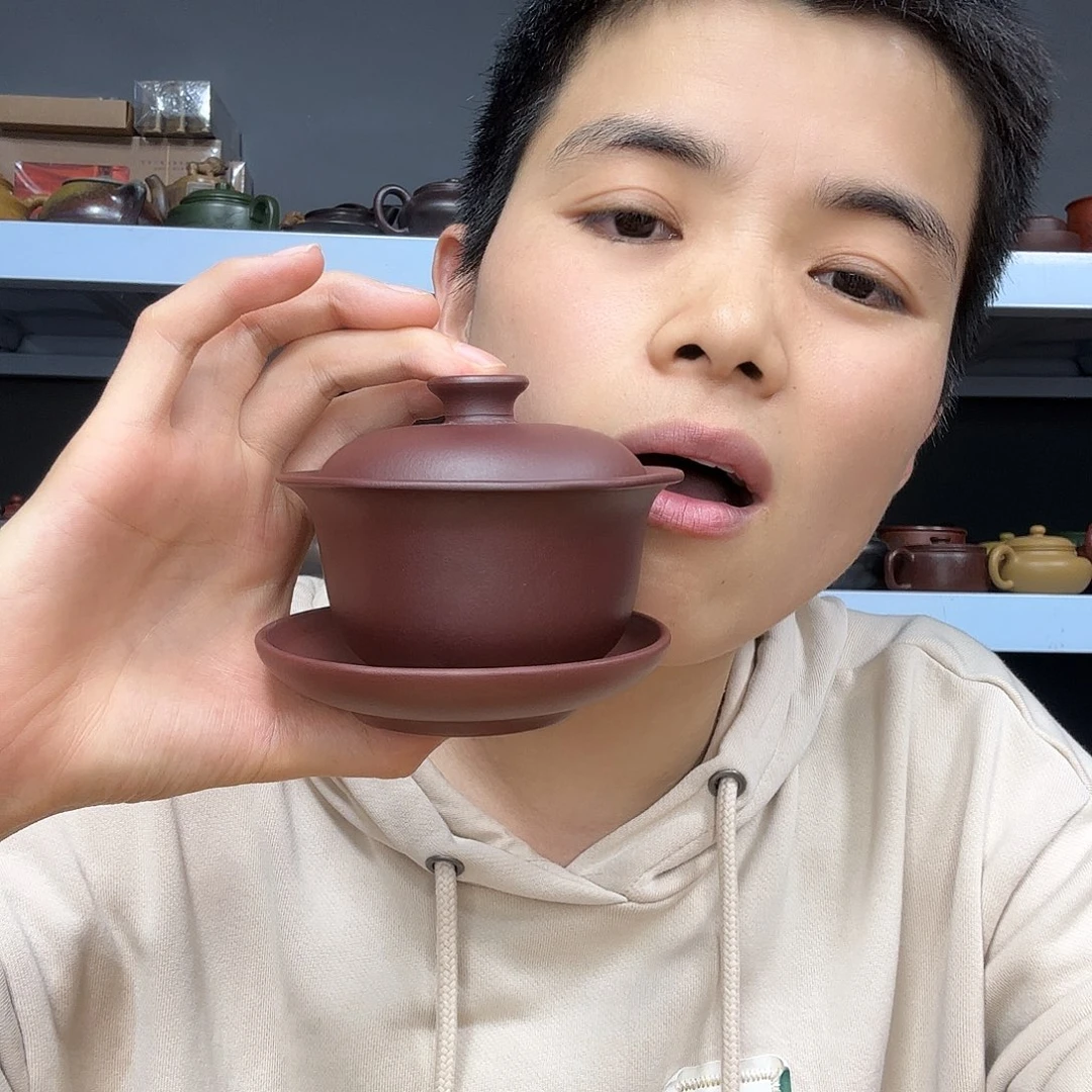 茶壶紫砂民间手艺人全手工制作