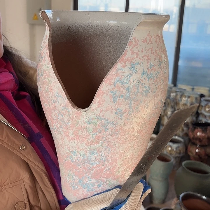 瑕疵高31口19花盆