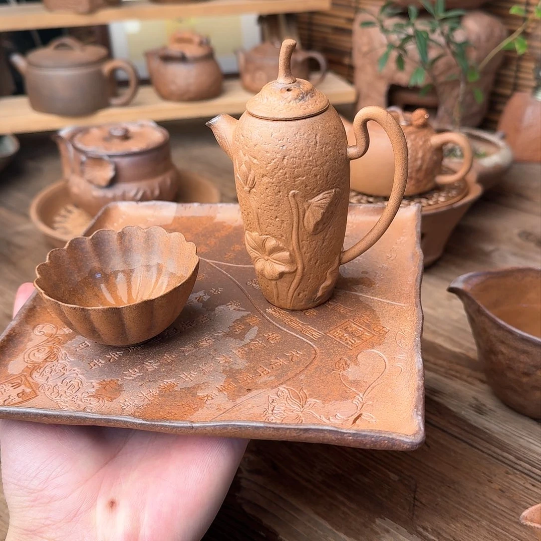 原矿老岩泥茶器系列
