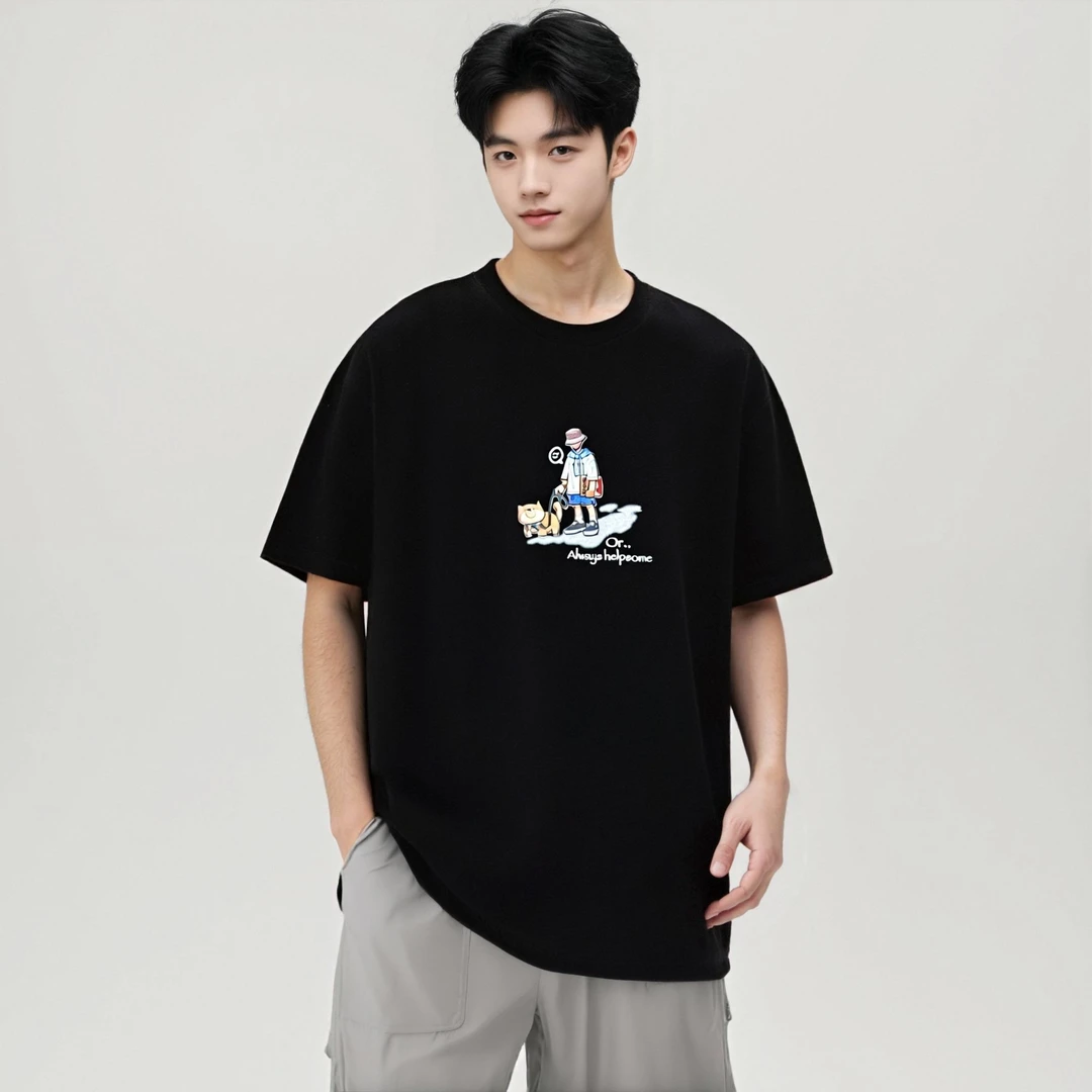 青少年装短袖T恤夏季男童夏装2025新款夏季 SNS-033 少年说