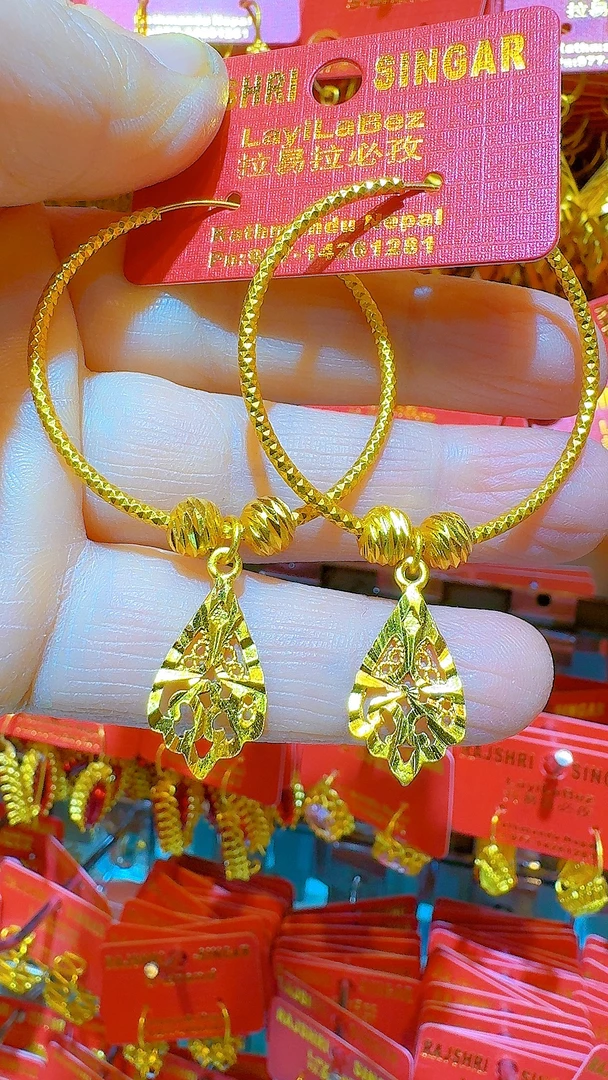 铜合金手链 铜合金手链 铜合金时尚尼泊尔饰品耳环LayiLaBezنىپال