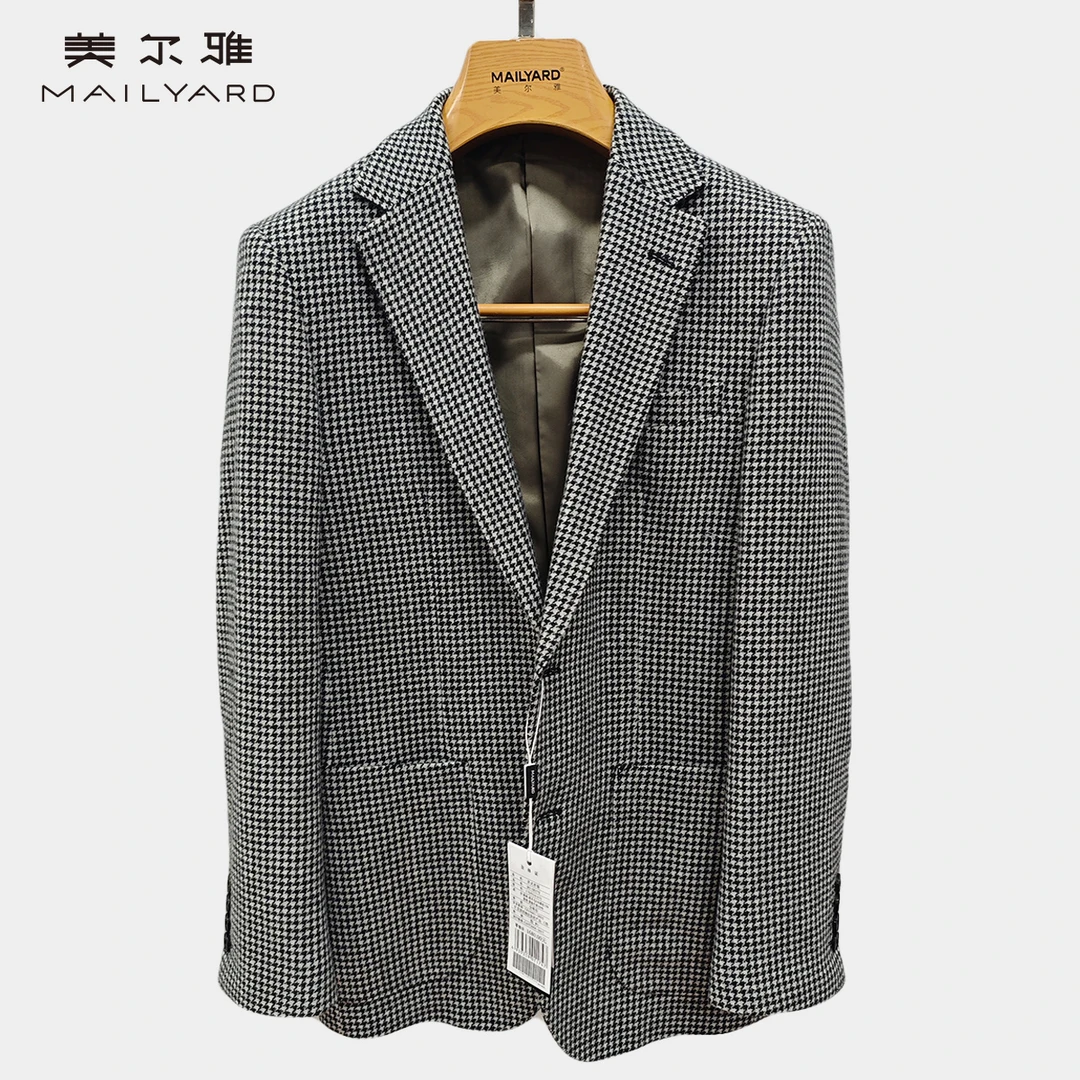 MAILYARD/美尔雅西服单件 商务休闲男士双开叉复古西装单上衣579