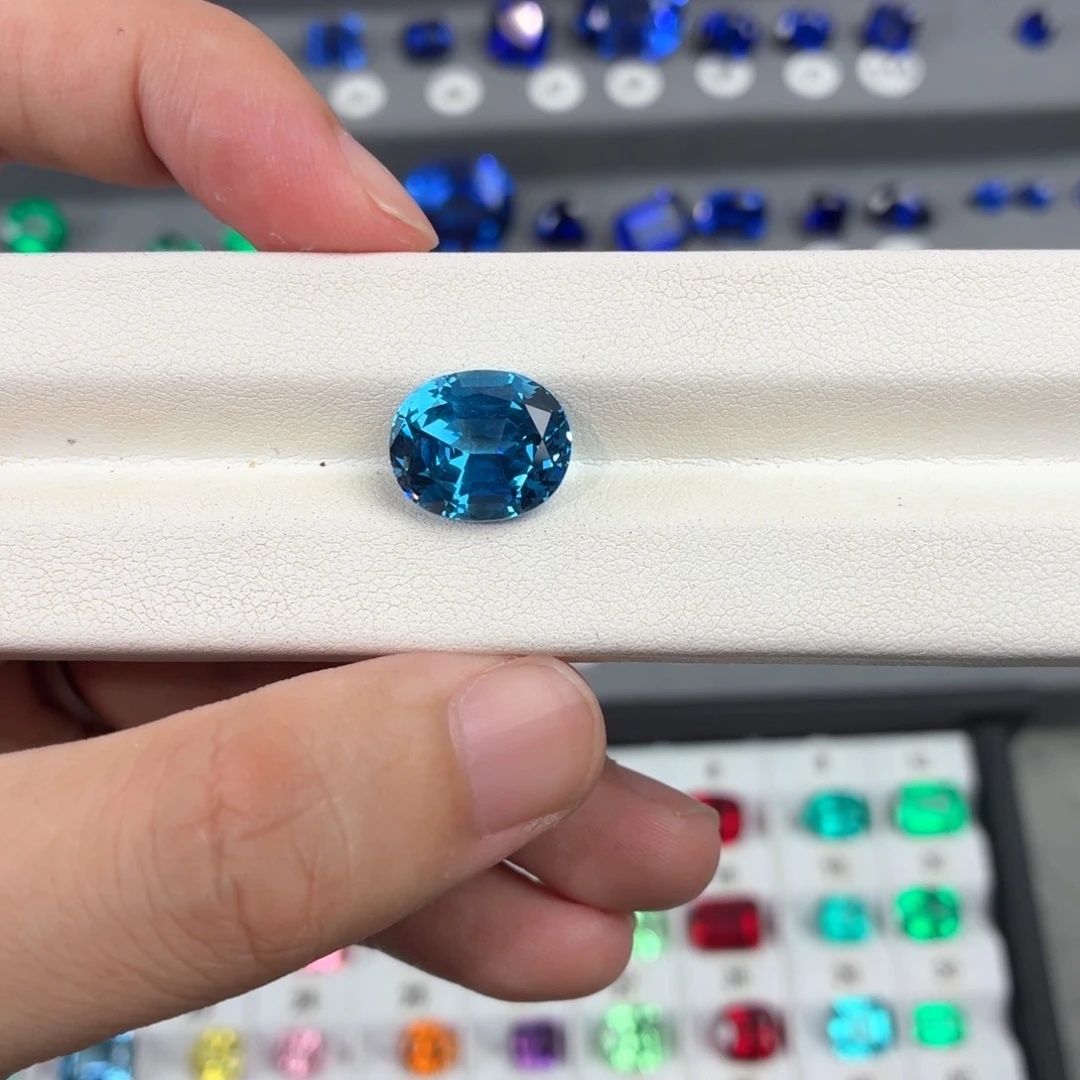 阿***娘裸石合成（培育）尖晶石8.57ct