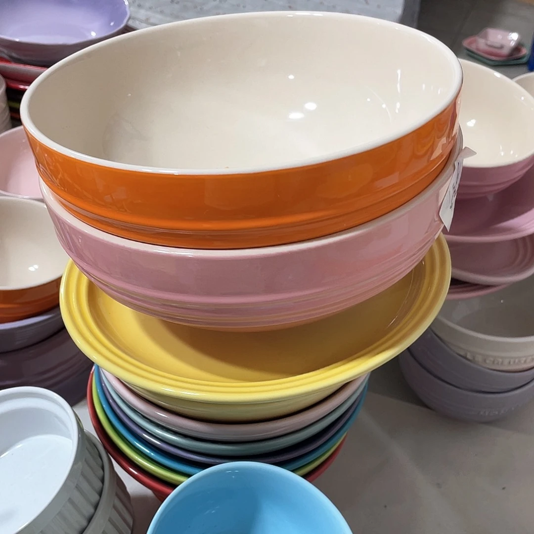 瓷片微瑕陶瓷餐具2个装