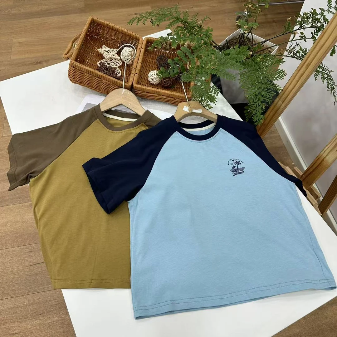 2142  夏季中童短袖T恤  L