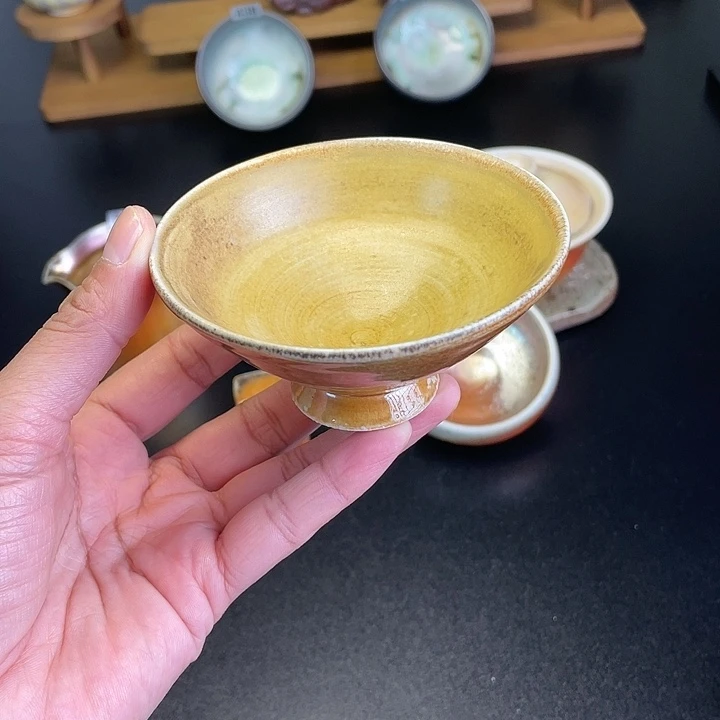 燃薪柴烧茶器主人杯