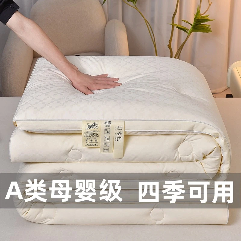 水星家纺适用A类100大豆纤维被芯加厚冬被春秋被棉被空调被子宿舍