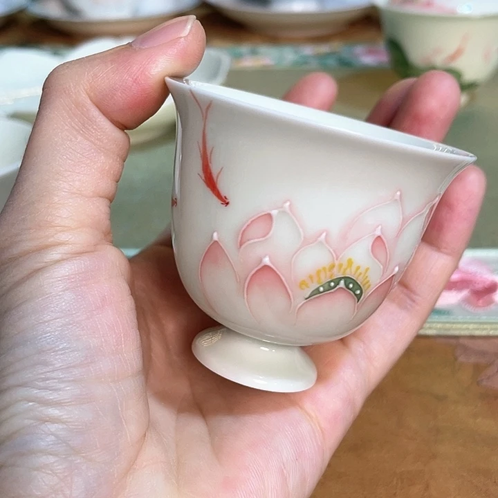 【闪购商品】荷漾鱼影清如杯哈哈