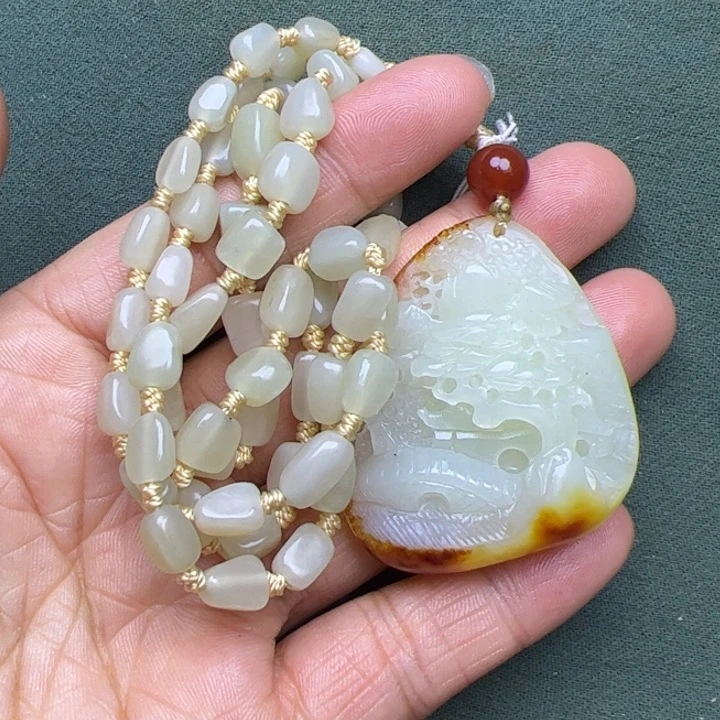 和田玉把件未镶嵌缘