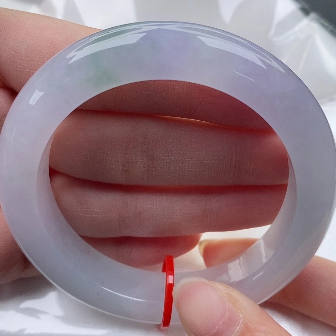 翡翠未镶嵌手镯缅甸天然A货翡翠 55