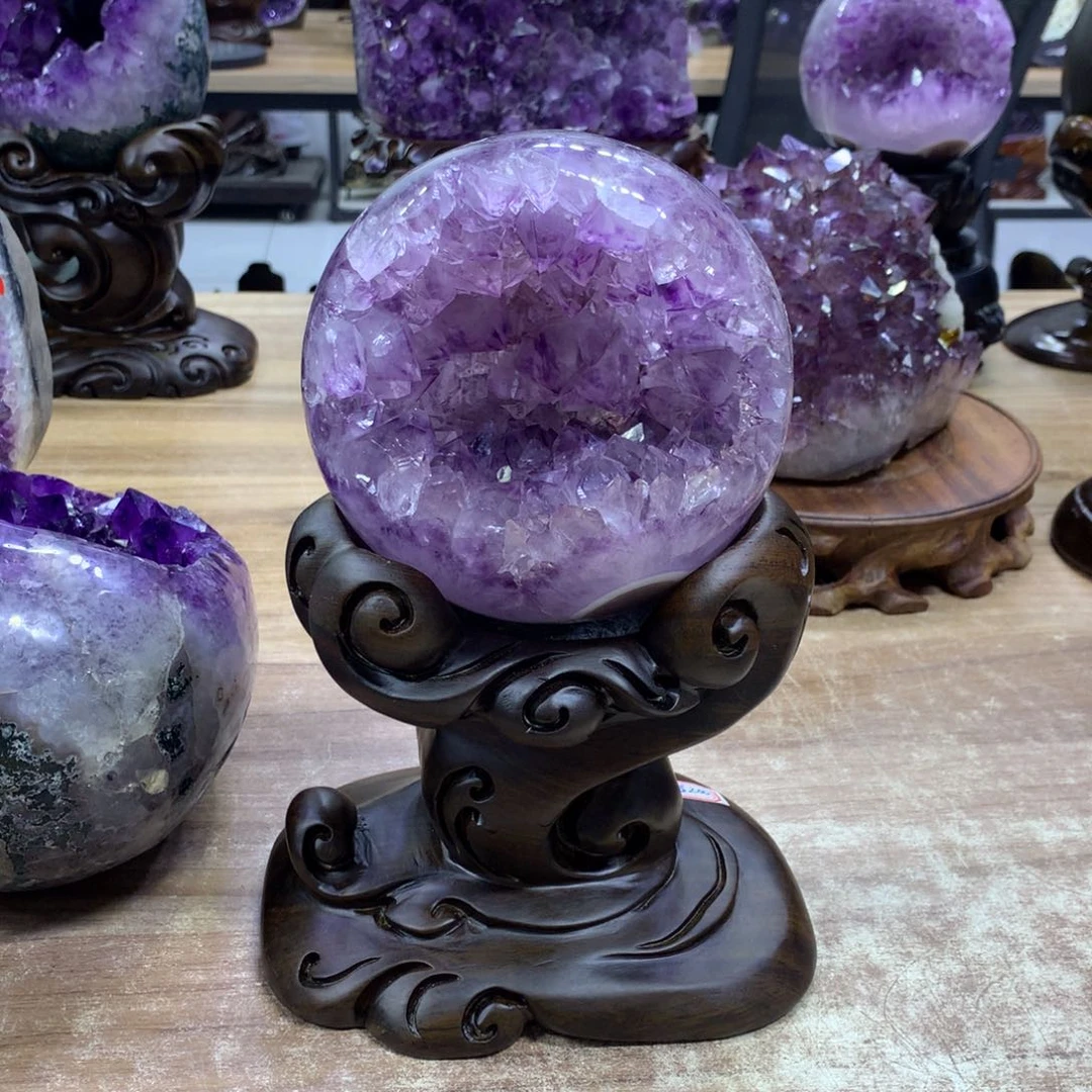 紫晶开口笑未镶嵌