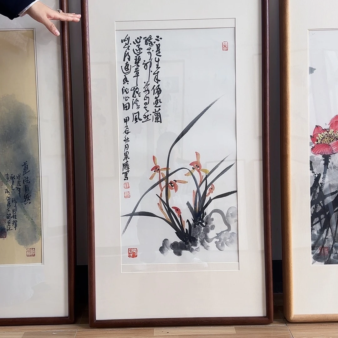 国画王果胜老师兰花