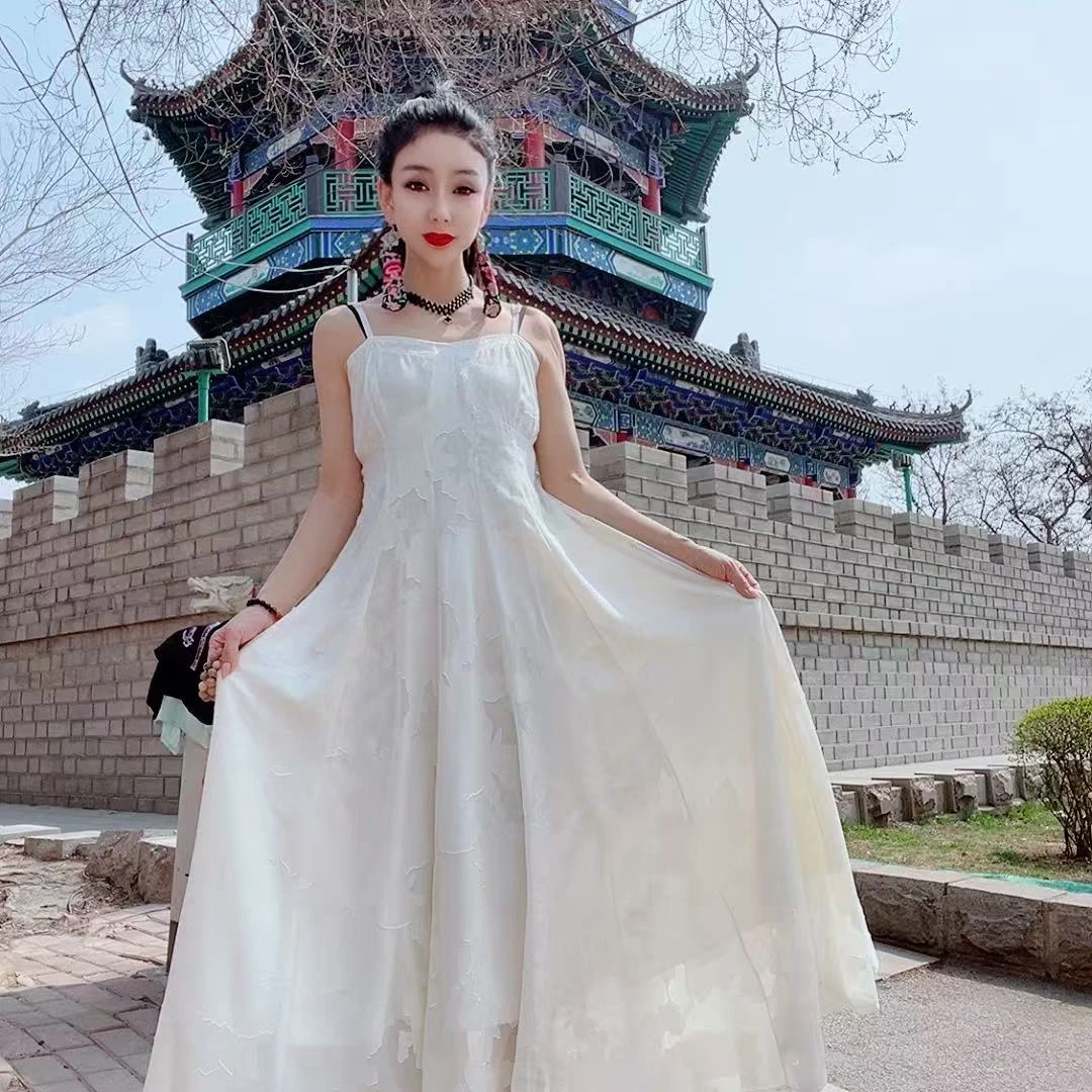 民族风中式国风新式大气精品连衣裙955