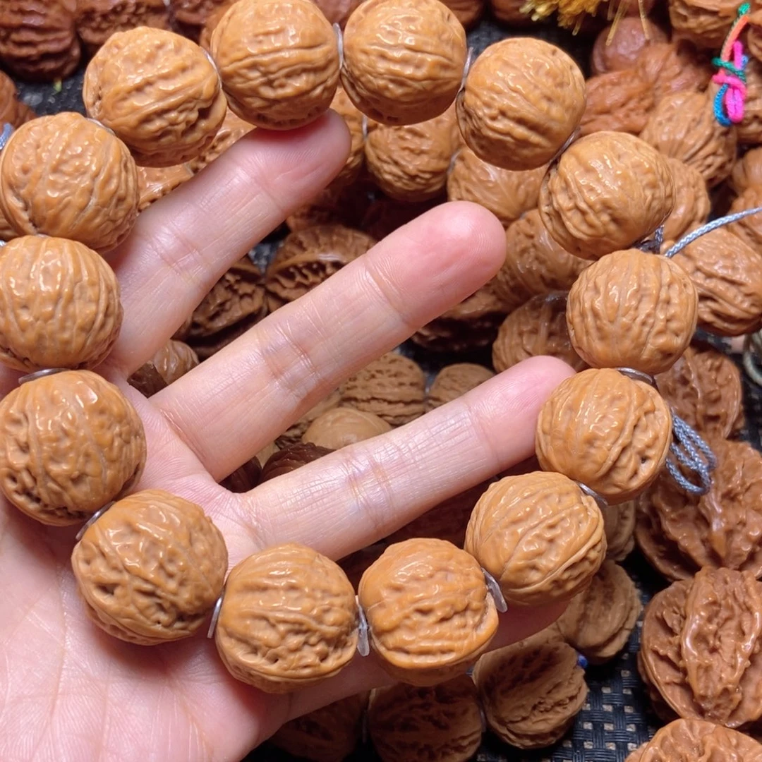 康***哥桃核手串足球手串