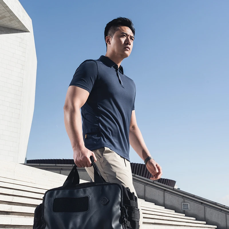 【龙牙】四代阿波罗POWER DRY短袖POLO夏季速干透气舒适男款翻领衫