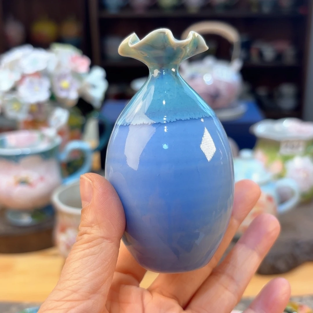 景德镇手绘高温釉下彩陶瓷茶具