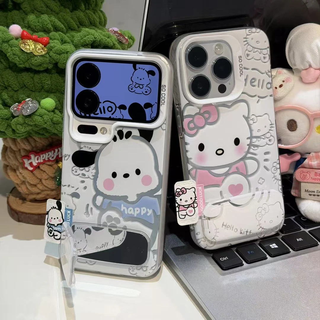 奥菲顿帕恰狗KT标签支架适用苹果16元气手机壳小米17vivo华为oppo