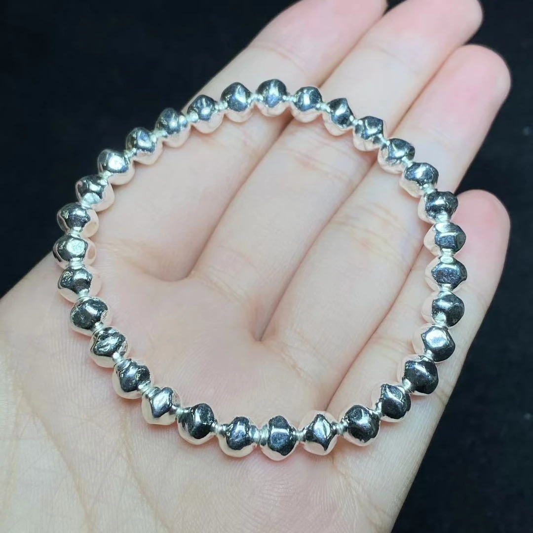 足银银制品 【小北好物】足银单圈手串【31颗】2QP53X47