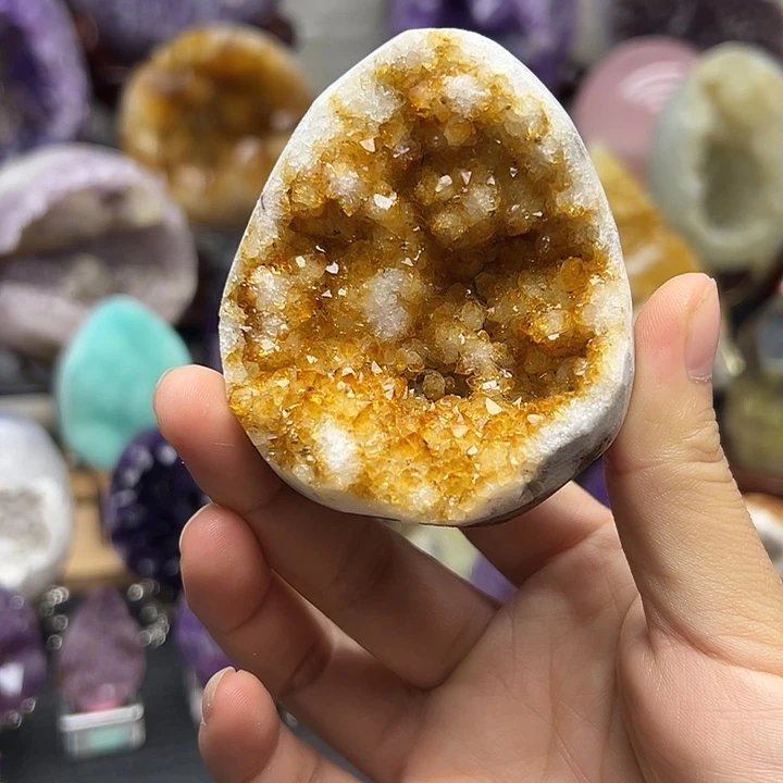 珠宝半成品紫晶未镶嵌