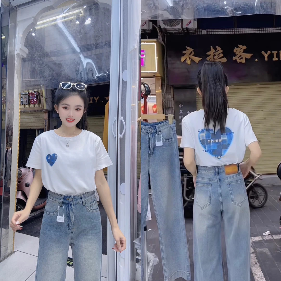 《盈盈家》后背爱心T桖上衣