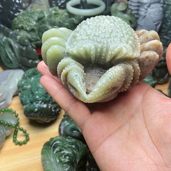 小***主和田玉未镶嵌挂件