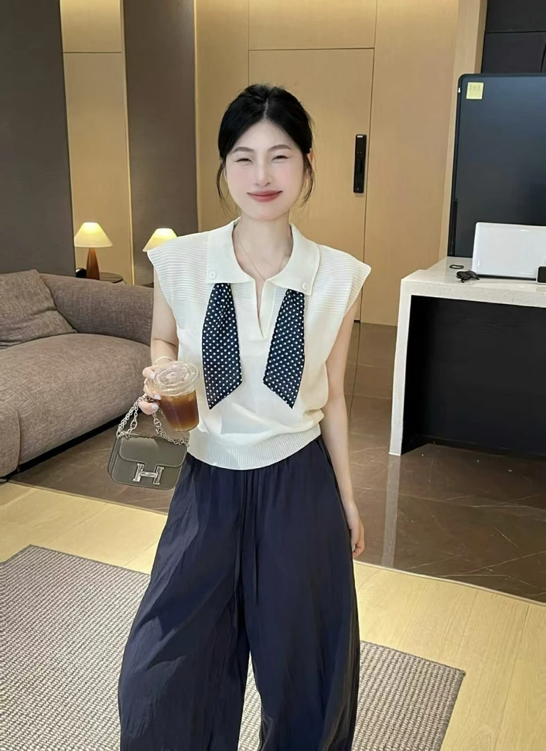 女款爆款显瘦针织夏季薄款冰丝针织夏季薄款独特漂亮小衫短袖上衣