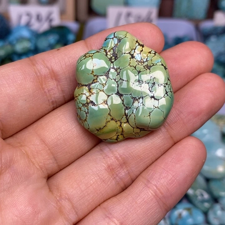 绿松石未镶嵌颈饰