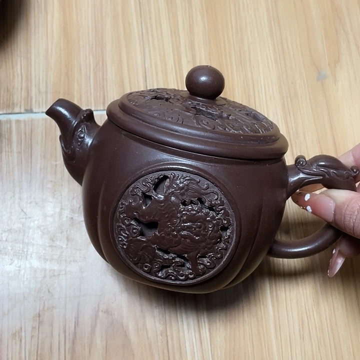 茶壶紫砂400cc宜兴紫砂壶