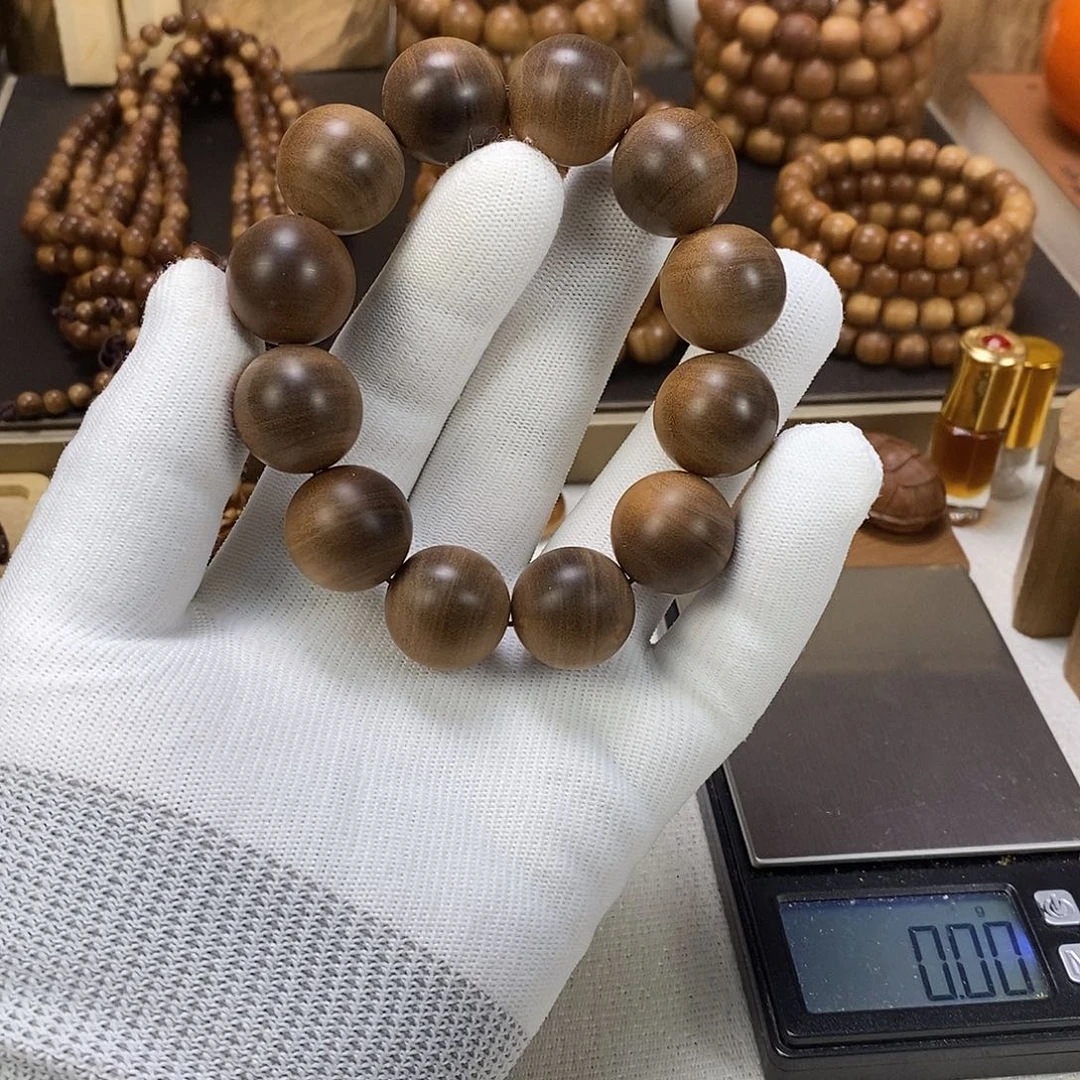 手串/手链檀香木老山檀2.0单圈微瑕