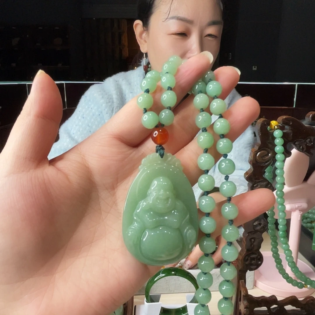 密玉（石英质玉）未镶嵌颈饰