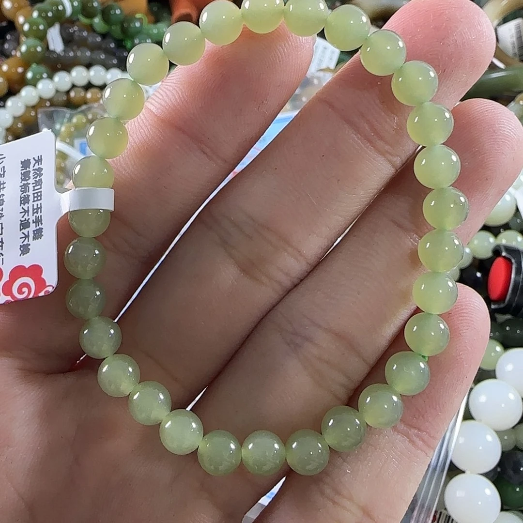 和田玉未镶嵌手链189