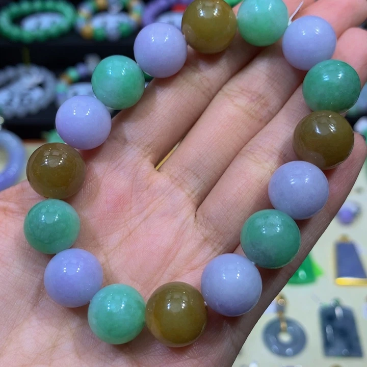 翡翠未镶嵌手链翡翠12