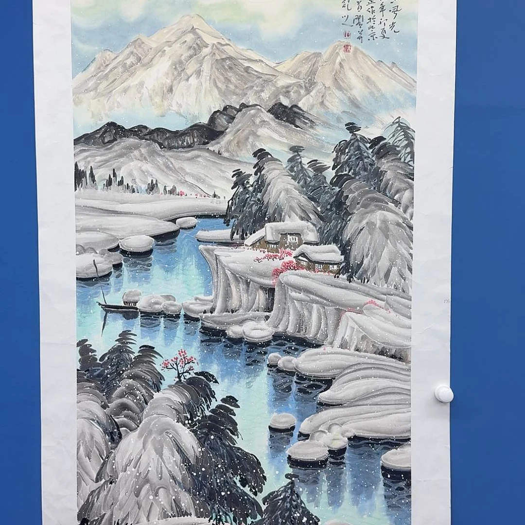 国画多次参加国内外大型