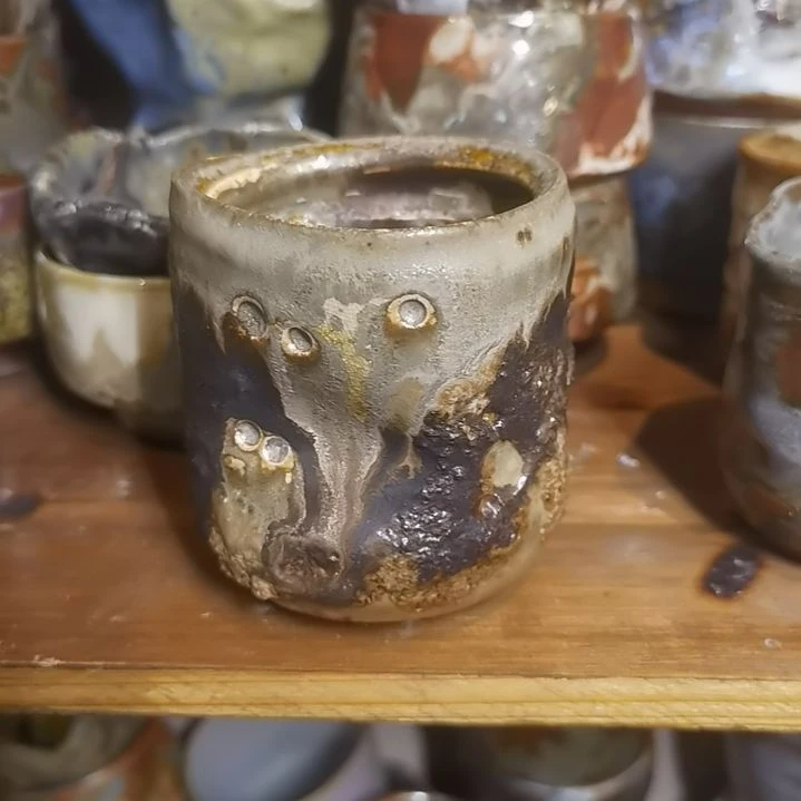 摆件微***子手工高温原矿窑变福利