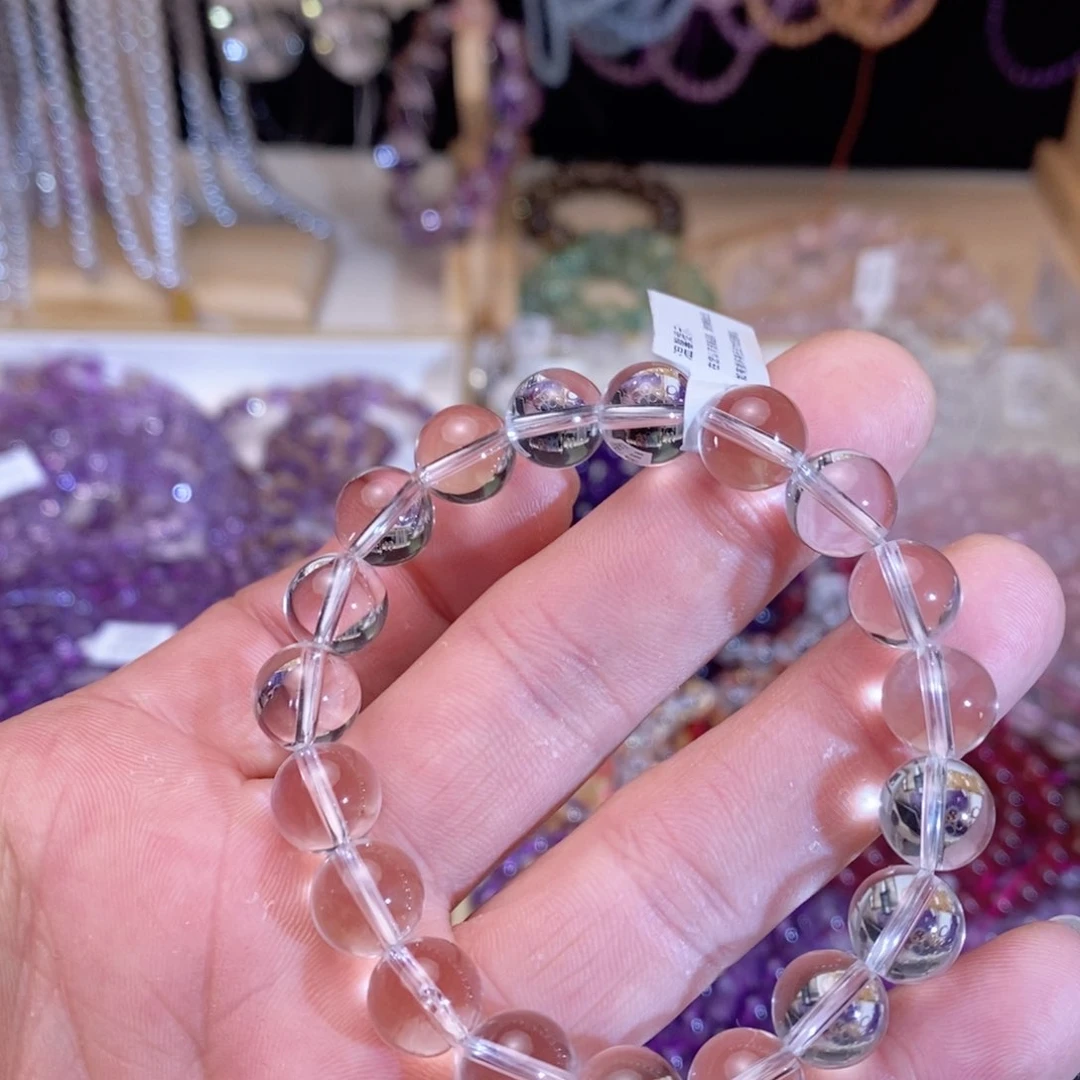 水晶手链未镶嵌白水卡9