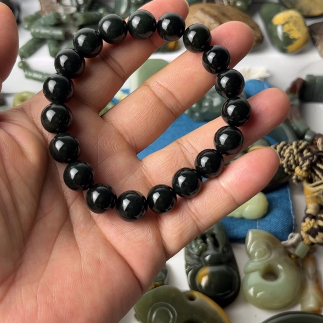 【闪购商品】手链未镶嵌透闪石质玉