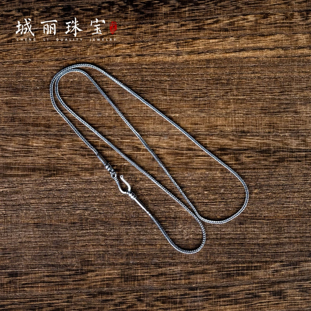 铜项链 【城丽】项链手工项链银色/条ZJE-118