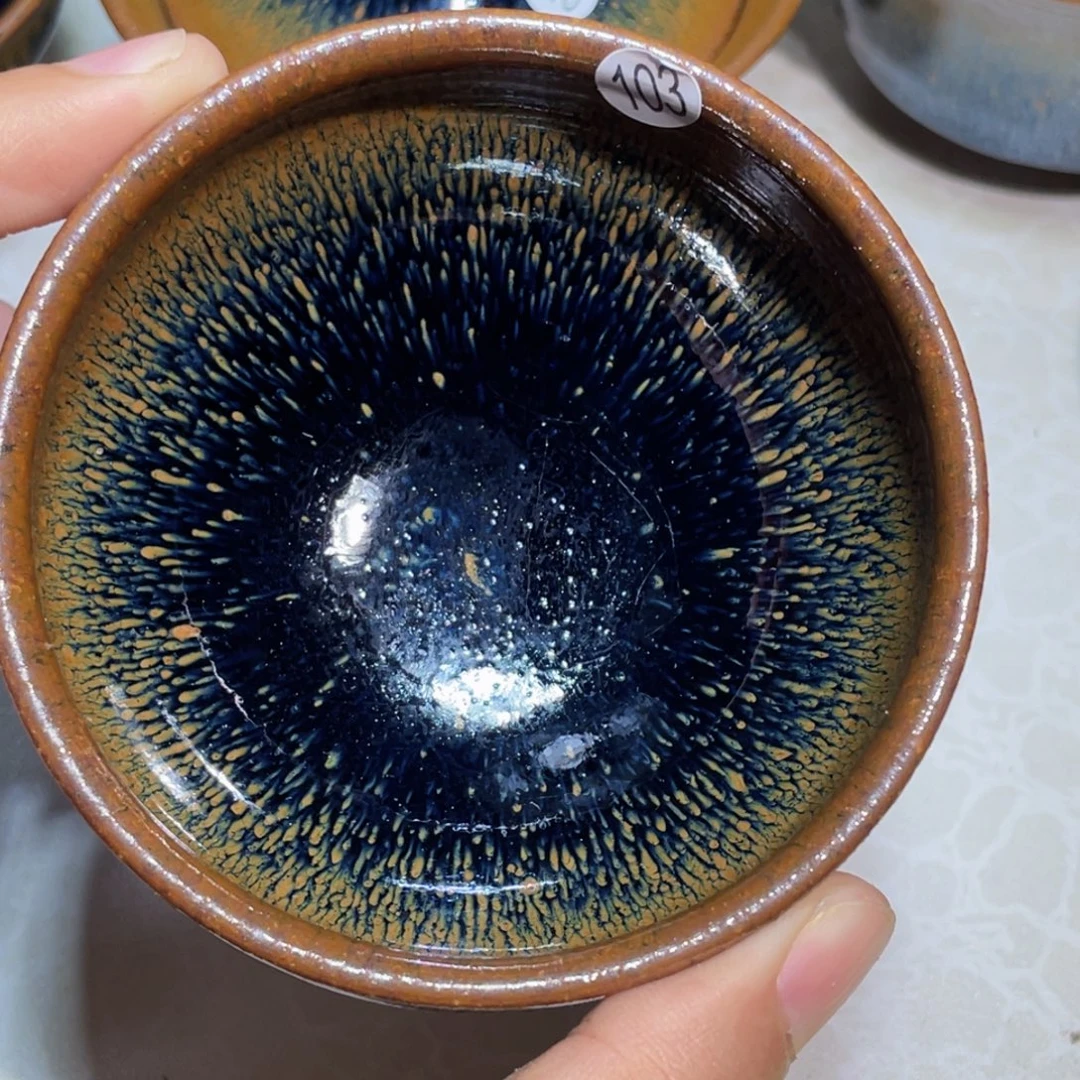茶盏龙窑柴烧建盏103