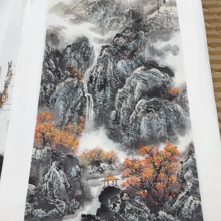 国画花鸟的翅膀和三尺