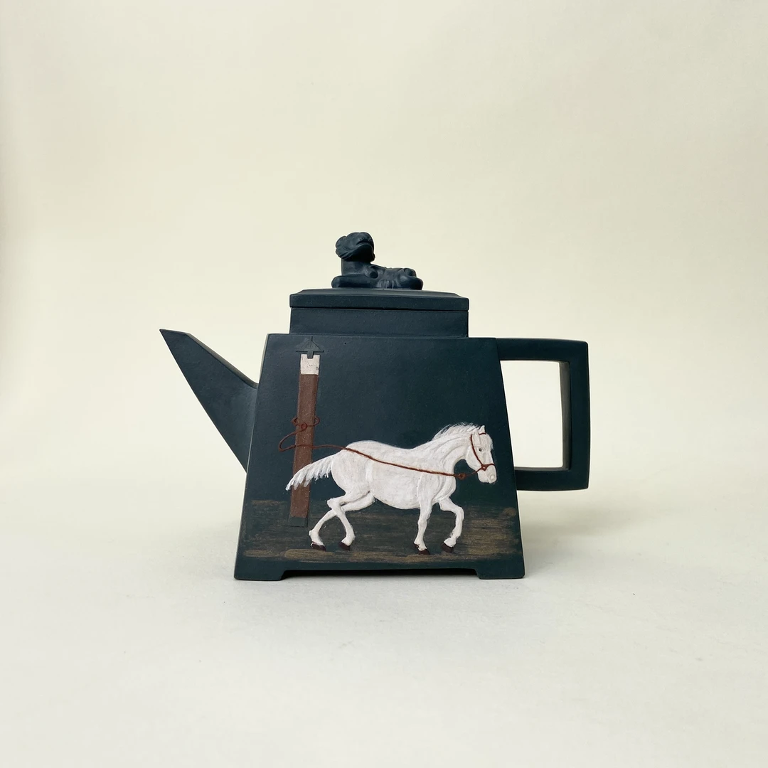 宜兴手工紫砂陶 吴菊凤茶壶GS3614-6