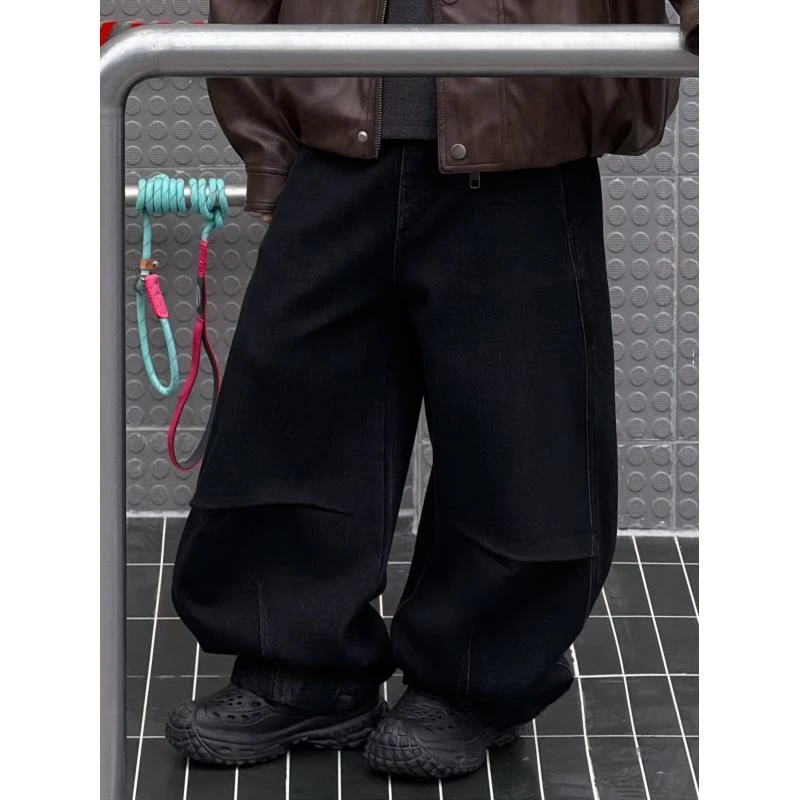 现货 CHU YAO 【百搭神裤】儿童休闲裤宽松复古加绒长裤皮筋25009