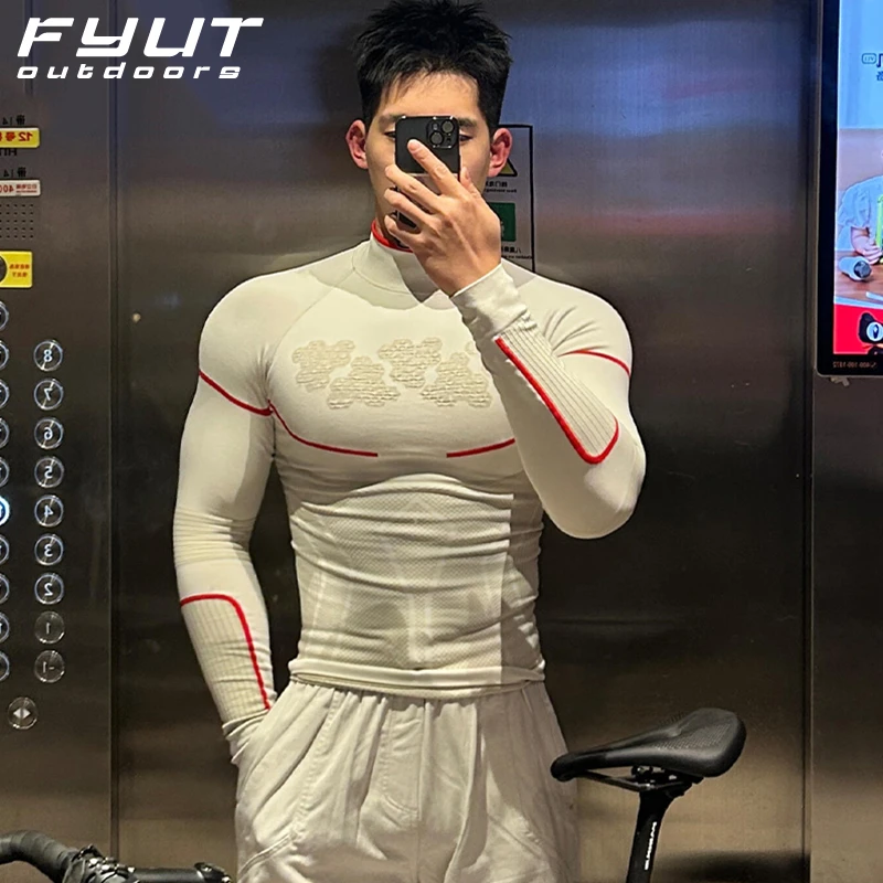 FYUT户外速干衣保暖排汗透气功能性衣裤男款徒步骑行登山滑雪内衣